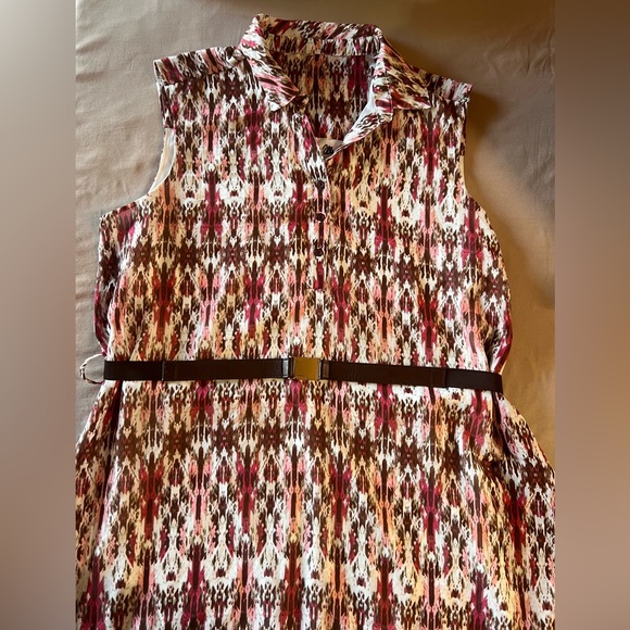 Wrangler Multicolor Patterned Dress with Belt - Picture 3 of 6
